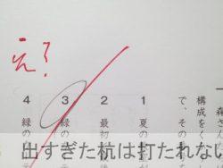 新６年生の子の春休み 全国学力テストの過去問は解いておくべき 出すぎた杭は打たれない